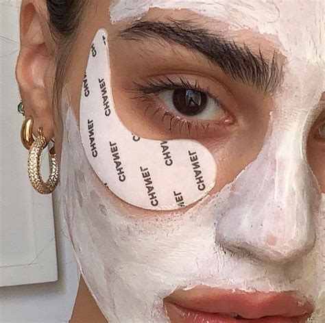 chanel facemask|Chanel eye masks.